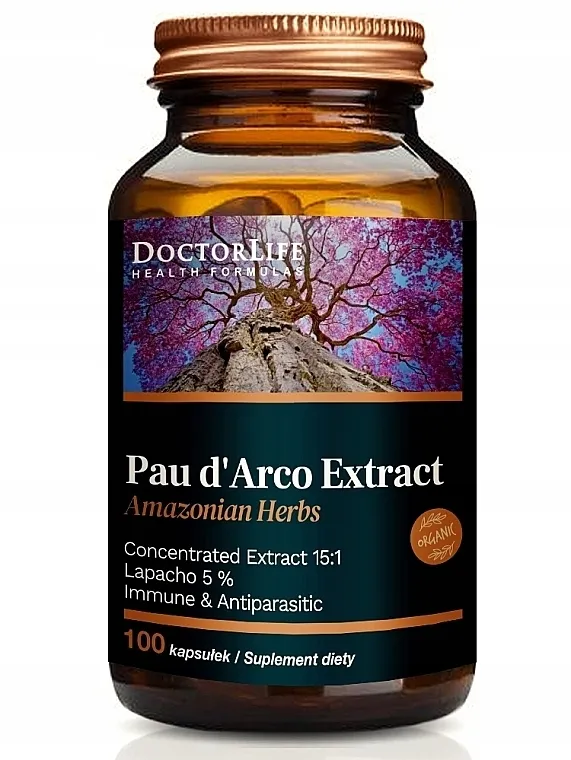 Doctor Life Pau d'Arco Extract Dodatak ishrani Ekstrakt iz Pau d’Arco