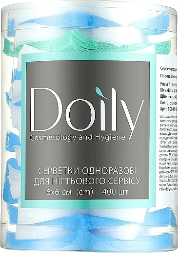 Doily Maramice u tubi 6 x 6 cm, višebojne