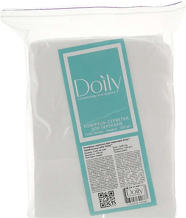 Doily Ogrlica-peškir za frizere od spandeksa, 7*40