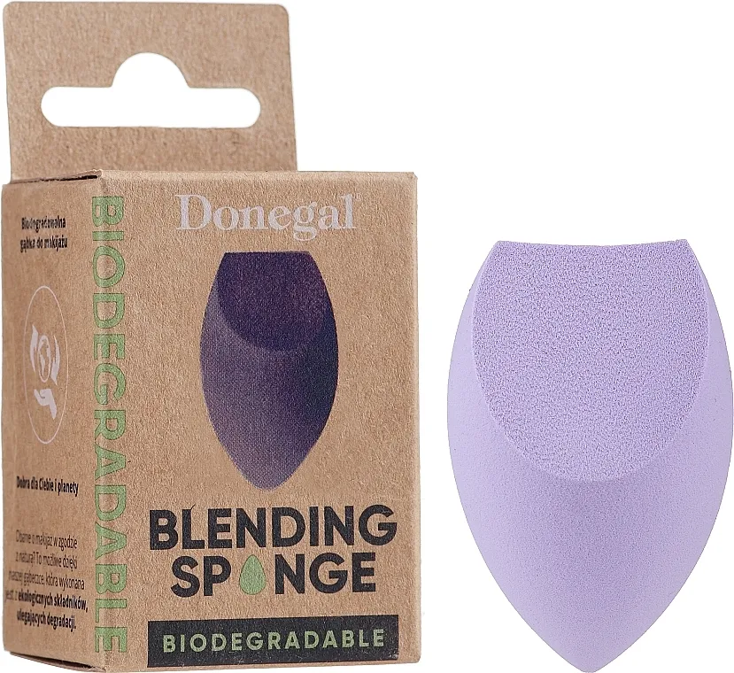 Donegal Blending Biodegradable Sponge Biorazgradiva spužvica za šminkanje, ljubičasta