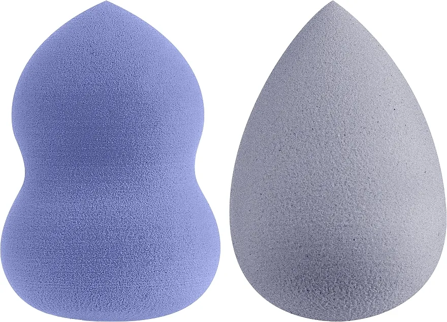 Donegal Blending Sponge Christmas Set Set spužvica za šminkanje , 6800, siva + ljubičasta, 2 kom