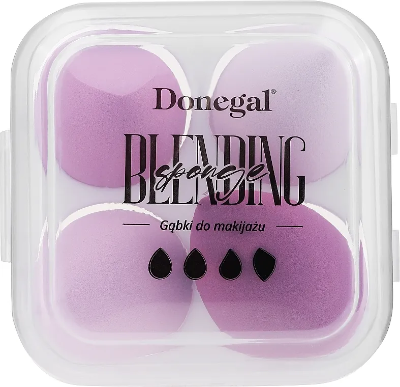 Donegal Blending Sponge Set sunđera za šminkanje, 4335, lila