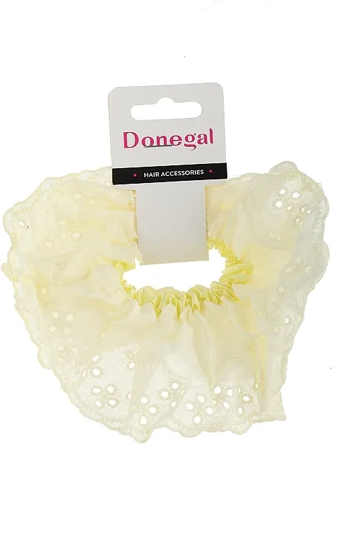 Donegal FA-5600+3 gumica za kosu, limun sa uzorkom