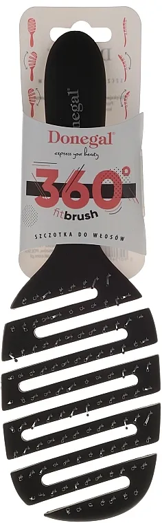 Donegal Fit Brush Četka za kosu 1262, crna