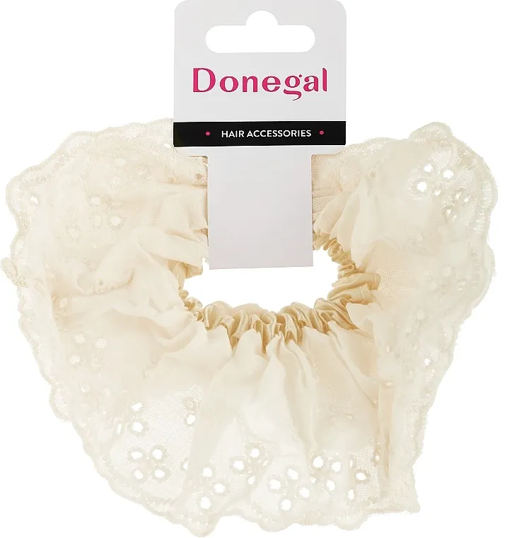 Donegal Gumica za kosu FA-5600+3, bež sa šarom