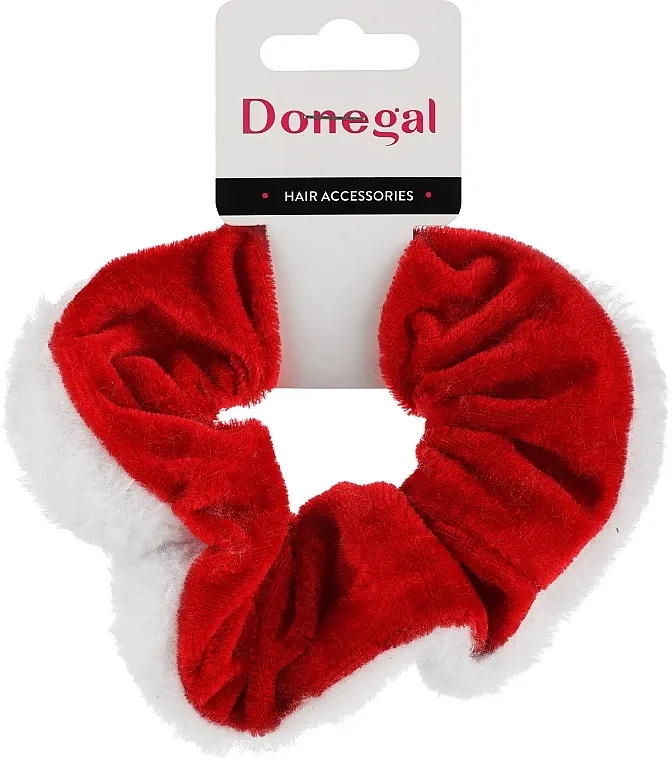 Donegal gumica za kosu FA-5740, belo-crvena