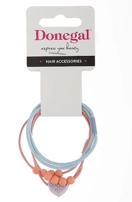 Donegal Gumice za kosu, FA 5697, narandžasta + plava