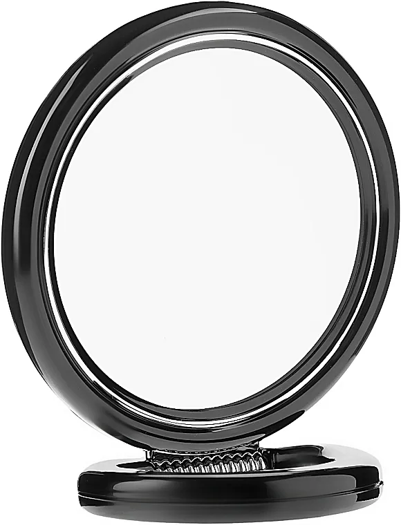 Donegal Mirror Dvostrano okruglo ogledalo na stalku, 12 cm, 9504, crno