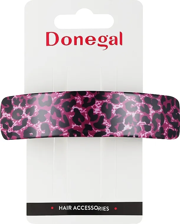 Donegal Šnala za kosu, FA-5751, roze sa leopard printom