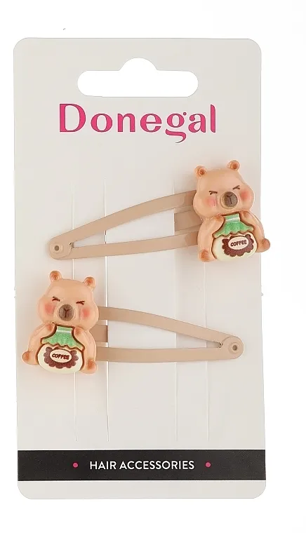 Donegal Šnale za kosu, 2 kom., FA-5709, bež, kapibare sa kafom