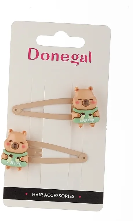 Donegal Šnale za kosu, 2 kom., FA-5709, bež, kapibare sa kafom