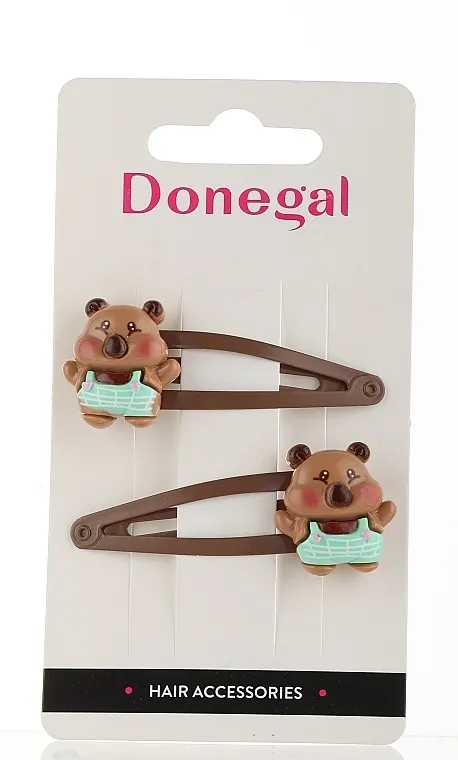 Donegal Šnale za kosu, 2 kom., FA-5709, braon sa kapibarama