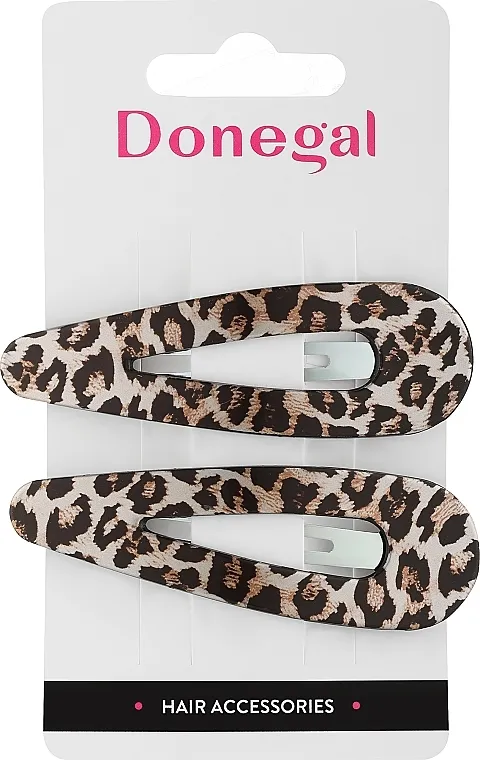 Donegal Šnale za kosu FA-5655+1, 2 kom., sa leopard uzorkom