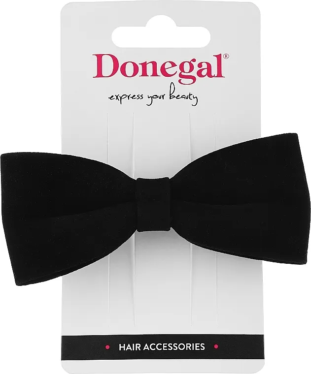 Donegal Šnalica za kosu, FA-5728, crna mašna 2