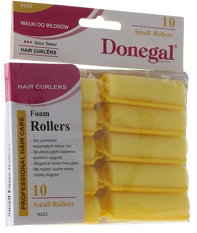 Donegal Sponge Curlers Vikleri za kosu 20 mm, 10 kom