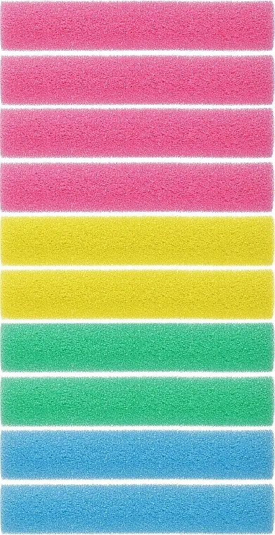 Donegal Sponge Rollers Uvijači za kosu 9252, srednja veličina, višebojni 3, 10 kom.