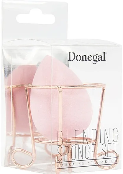 Donegal Spužvica za šminkanje s košaricom, ružičasta