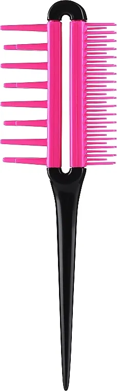 Donegal Swift Style Češalj za kosu 21,5 cm, crno/roze