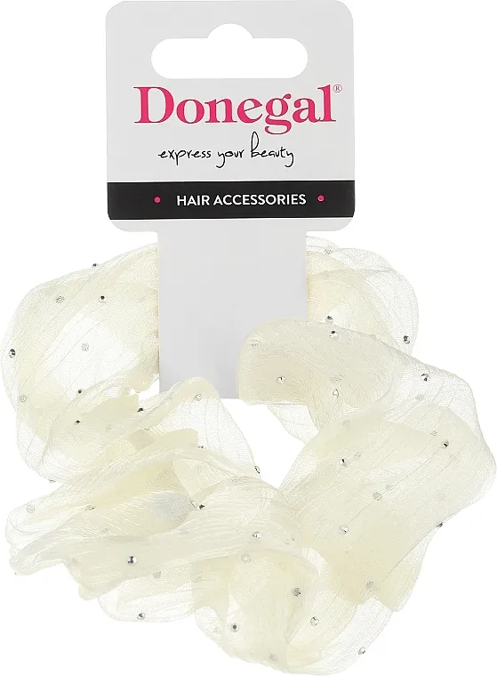 Donegal Ukosnica za kosu FA-5647, mlečna sa cirkonima