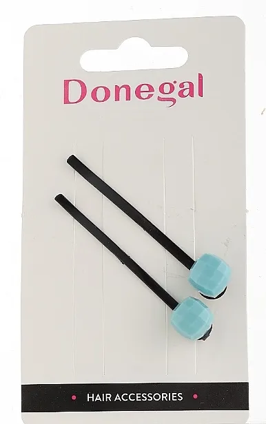 Donegal Ukosnice za kosu FA-5695, crne sa plavim