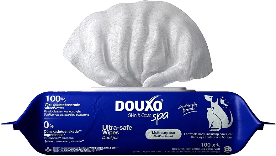 Douxo SPA Wipes X100 Višenamenske maramice za mačke i pse