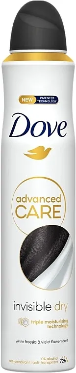 Dove Advanced Care Invisible Dry Antiperspirant Deodorant Spray Dezodorant-antiperspirant "Nevidljivi"