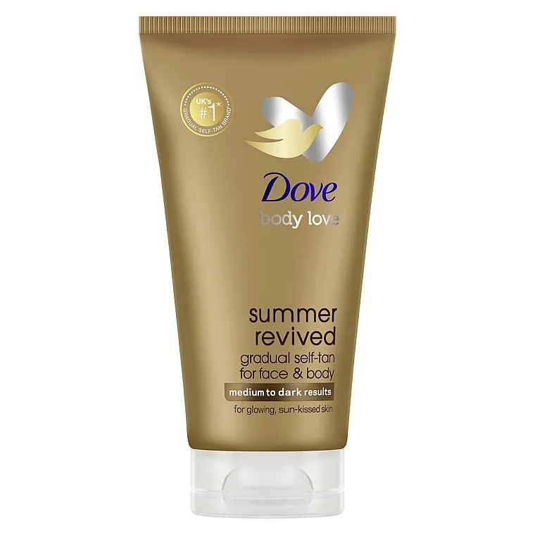 Dove Body Love Summer Revived Medium To Dark Kremasti losion za samopotamnjivanje za lice i telo