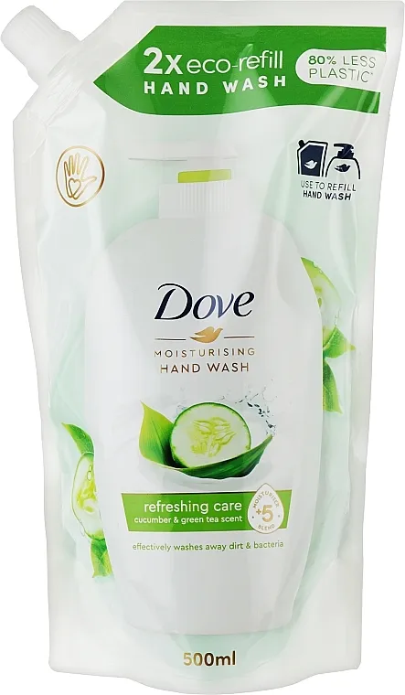 Dove Cream Wash Fresh Touch (dojpak) Tekući krem ​​sapun