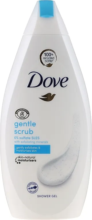Dove Gentle Exfoliating Shower Gel Gel piling "Nježno obnavljanje"