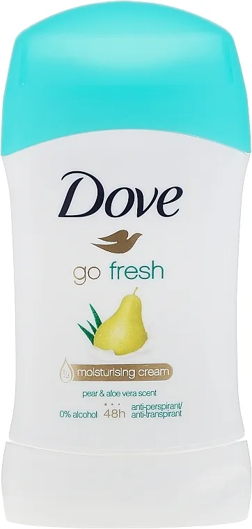 Dove Go Fresh Pear &amp; Aloe Vera Deodorant Antiperspirant stick "Kruška i aloe vera"