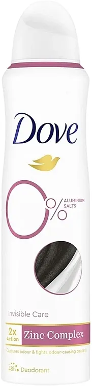 Dove Invisible Zinc Complex 2x Action Deodorant Dezodorans u spreju sa kompleksom cinka