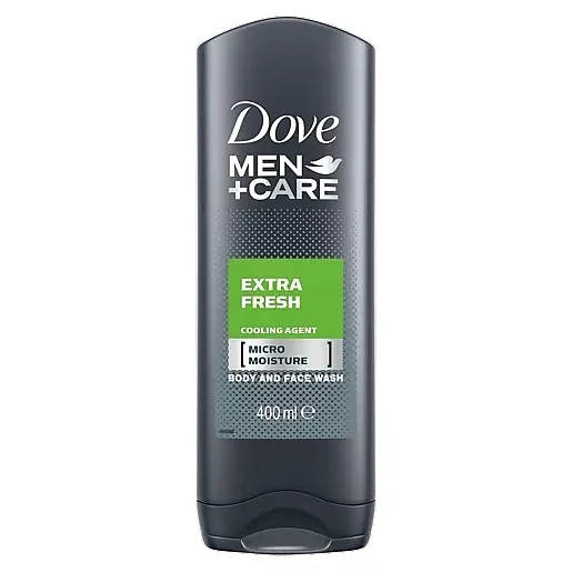 Dove Men+Care Extra Fresh Micro Moisture Body And Face Wash Gel za tuširanje