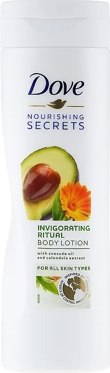 Dove Nourishing Secrets Invigorating Ritual Body Lotion Losion za tijelo s uljem avokada i ekstraktom nevena