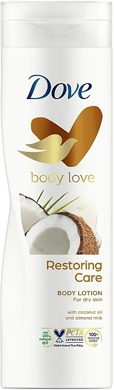 Dove Nourishing Secrets Restoring Ritual Body Lotion Losion za tijelo "Revitalizirajući" s kokosovim uljem i bademovim mlijekom