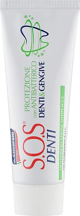 Dr. Ciccarelli S.O.S Denti Protection With Chlorhexidine Antibakterijska pasta za zube s klorheksidinom