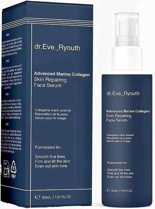 Dr. Eve_Ryouth Advanced Marine Collagen Skin Repairing Face Serum Serum za lice sa morskim kolagenom
