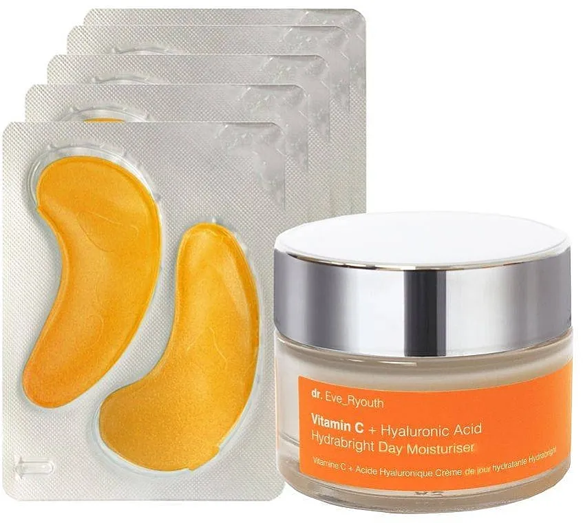 Dr. Eve_Ryouth Brightening Pro Eyes &amp; Skin Set (eye/pads/5x2pcs + day/cr/50ml)
