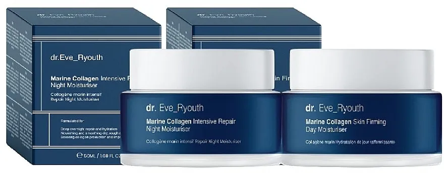 Dr. Eve_Ryouth Marine Collagen (day/f/cr/50ml + night/f/cr/50ml) Set