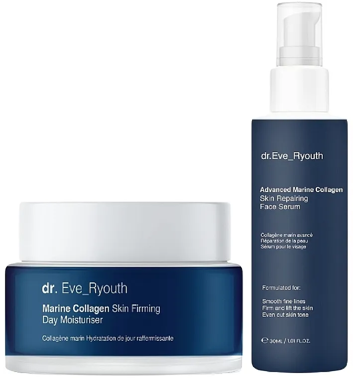 Dr. Eve_Ryouth Marine Collagen (f/serum/30ml + day/f/cr/50ml) Set