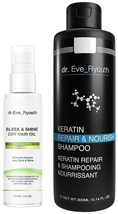 Dr. Eve_Ryouth (shm/300ml + hair/oil/60ml) Set za negu kose