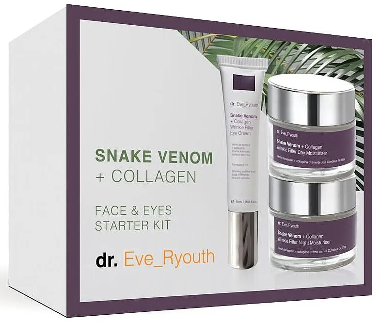Dr. Eve_Ryouth Snake Venom + Collagen Starter Set Limited Edition (d/cr/50ml + night/cr50ml + eye/cr/15ml)