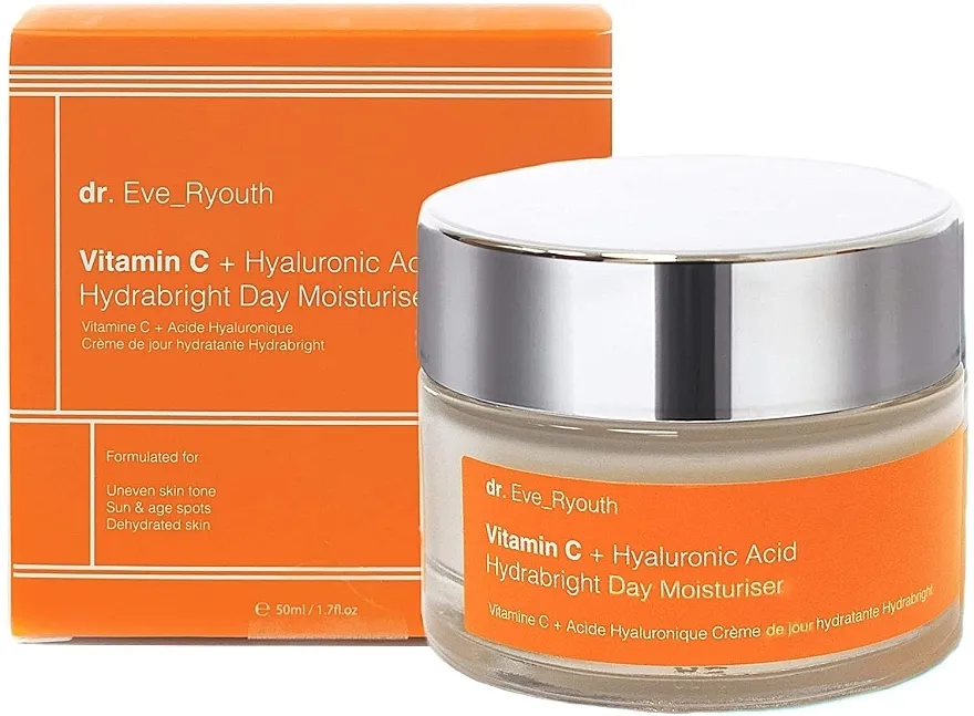 Dr. Eve_Ryouth Vitamin C + Hyaluronic Acid Hydrabright Day Moisturiser Dnevna hidratantna krema za lice