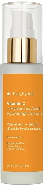 Dr. Eve_Ryouth Vitamin C + Hyaluronic Acid Hydrabright Serum Hidratantni serum za lice