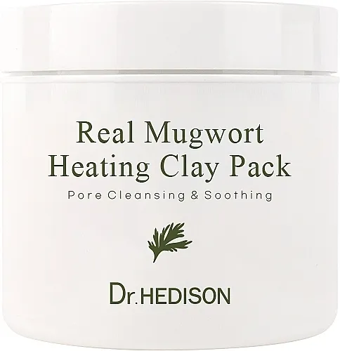 Dr. Hedison Real Mugwort Heating Clay Pack Zagrevajuća maska ​​protiv mitisera sa ekstraktom pelina