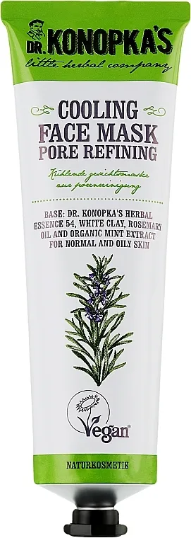 Dr. Konopka's Cooling Face Pore Refining Mask Hladna maska ​​za sužavanje pora
