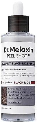 Dr. Melaxin Peel Shot Exfoliating Black Rice Ampoule Eksfolijaciona ampula za lice