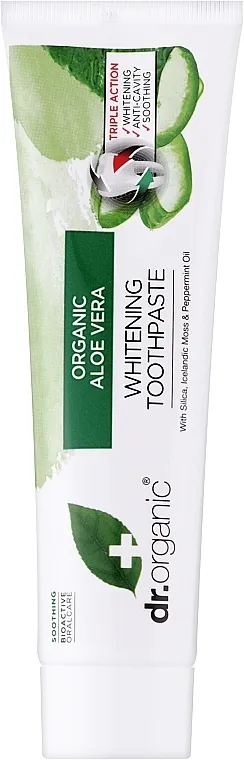 Dr. Organic Aloe Vera Whitening Toothpaste Pasta za zube "Aloe Vera"
