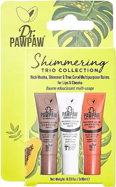 Dr. PAWPAW Shimmering Trio Collection (3 x balm/10ml) Set
