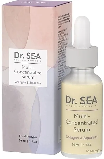 Dr. Sea Multi-Concentrated Serum Multikoncentrisani serum za lice sa kolagenom i skvalanom