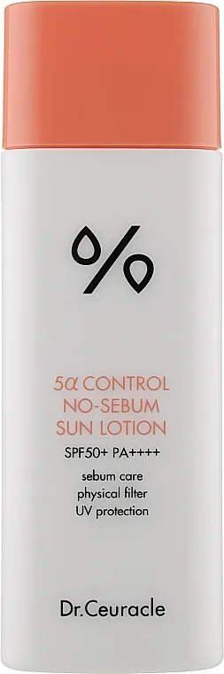 Dr.Ceuracle 5? Control No Sebum Sun Lotion Matirajući losion za sunčanje za lice